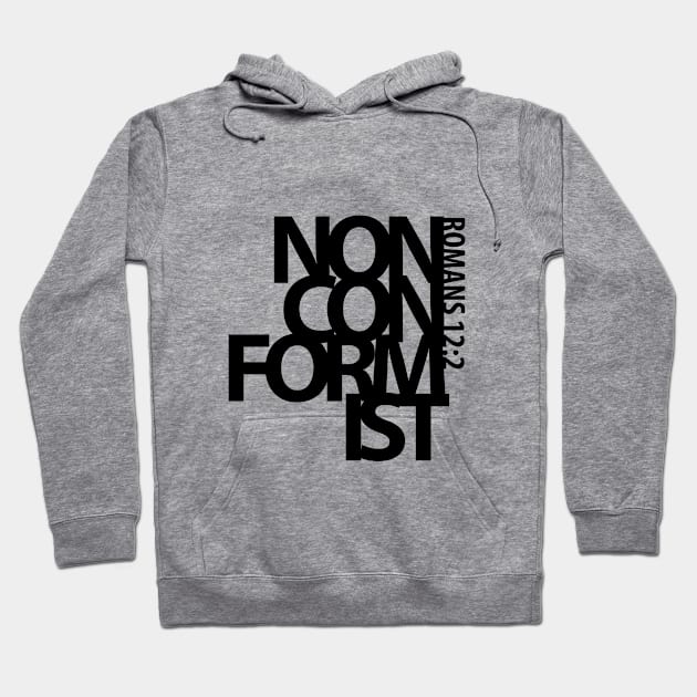 Nonconformist | Christian | Faith | Jesus Hoodie by ChristianLifeApparel